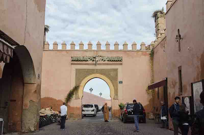 186 - Marruecos - Marrakech - muralla - puerta